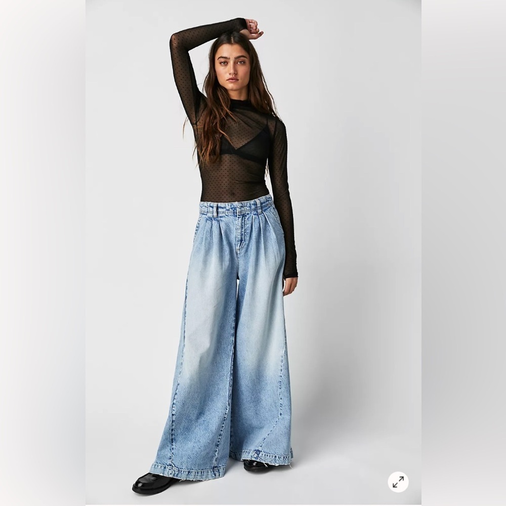 Free People We The Free Equinox Denim Trousers
